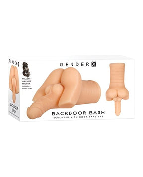 Gender X - Backdoor Bash Realistic Ass Masturbator (Beige) GX1008 CherryAffairs