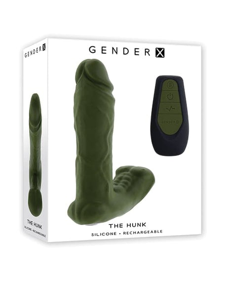 Gender X - The Hunk Remote-Control Dual Anal Vibrator (Green) GX1011 CherryAffairs
