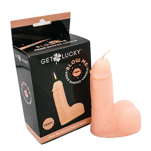 Get Lucky - 5" Blow Me Penis Party Candle (Peach) OT1212 CherryAffairs