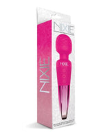 Global Novelties - Nixie Rechargeable Silicone Wand Vibrator (Pink) OT1312 CherryAffairs