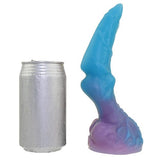 Tomax - Water Dragon Deep Blue Soft Fantasy Silicone Suction Cup Dildo (Blue)