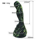 Tomax - Lightning Dragon Volt Yellow Hard Fantasy Silicone Suction Cup Dildo (Yellow)