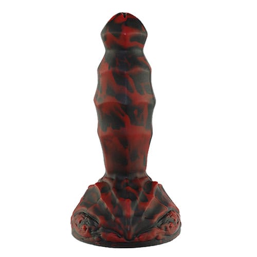 Tomax - Dark Dragon Slim Evil Fantasy Silicone Suction Cup Dildo (Red)