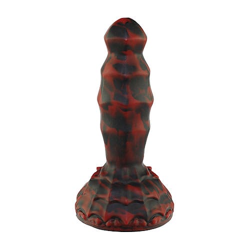 Tomax - Dark Dragon Slim Evil Fantasy Silicone Suction Cup Dildo (Red)
