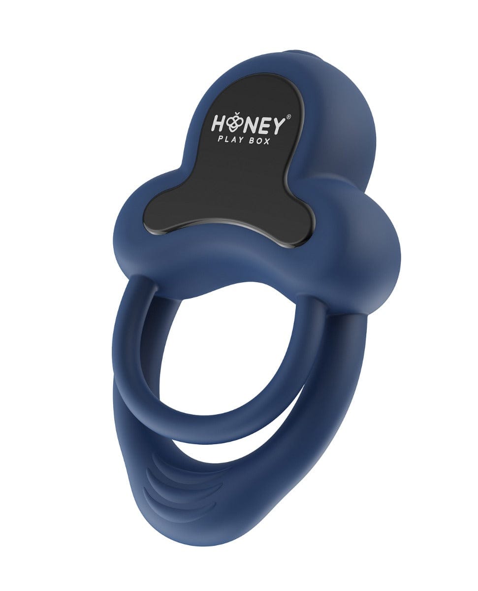 Honey Play Box - Anello App-Controlled Rechargeable Vibrating Cock Ring (Black) OT1309 CherryAffairs