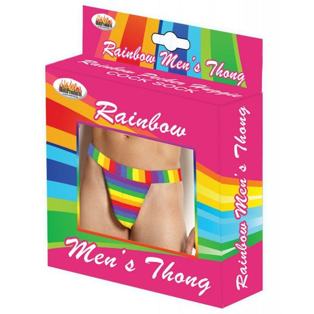 Hott Products - Rainbow Pride Men's Thong Underwear HP1010 CherryAffairs