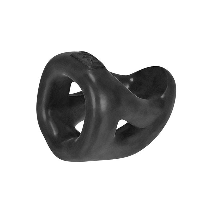 Hunky Junk - Slingshot Three Ring Teardrop Cock Sling (Black) OX1052 CherryAffairs