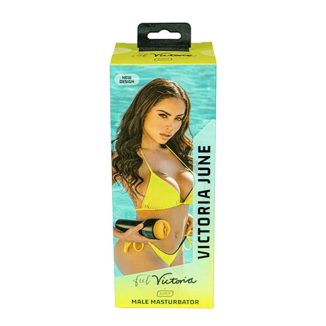 Kiiroo - FeelStars Collection Victoria June Masturbator Stroker (Beige) KR1026 CherryAffairs