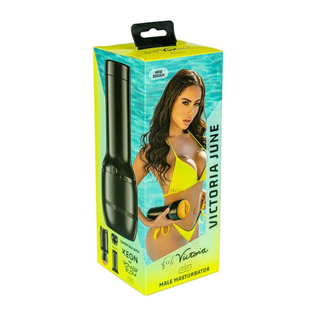 Kiiroo - FeelStars Collection Victoria June Masturbator Stroker (Beige) KR1026 CherryAffairs