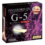 Kiss Me Love - Finger Skin DX Finger Sleeves 6 Pieces  Clear 4560444119325 Clit Massager (Non Vibration)