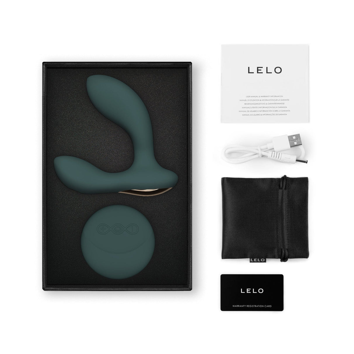 LELO - Hugo 2 Prostate Massager with Remote Control CherryAffairs