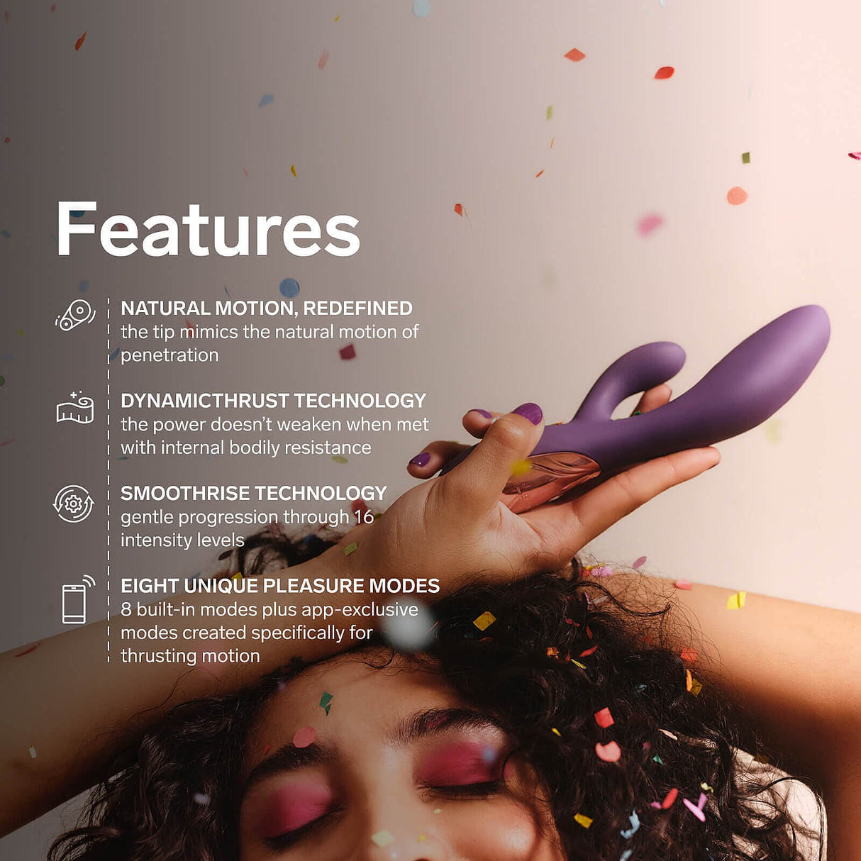 LELO - Ina Thrust App Controlled Thrusting Rabbit Vibrator CherryAffairs