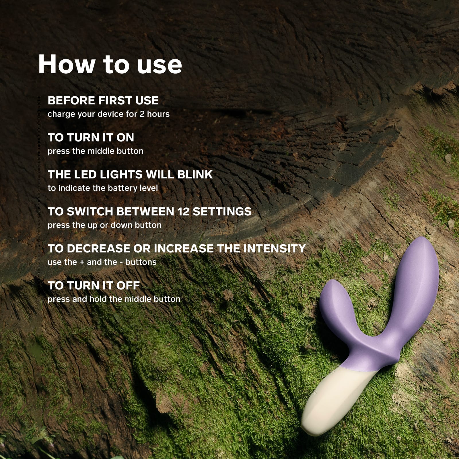 LELO LOKI Wave 2 control guide
