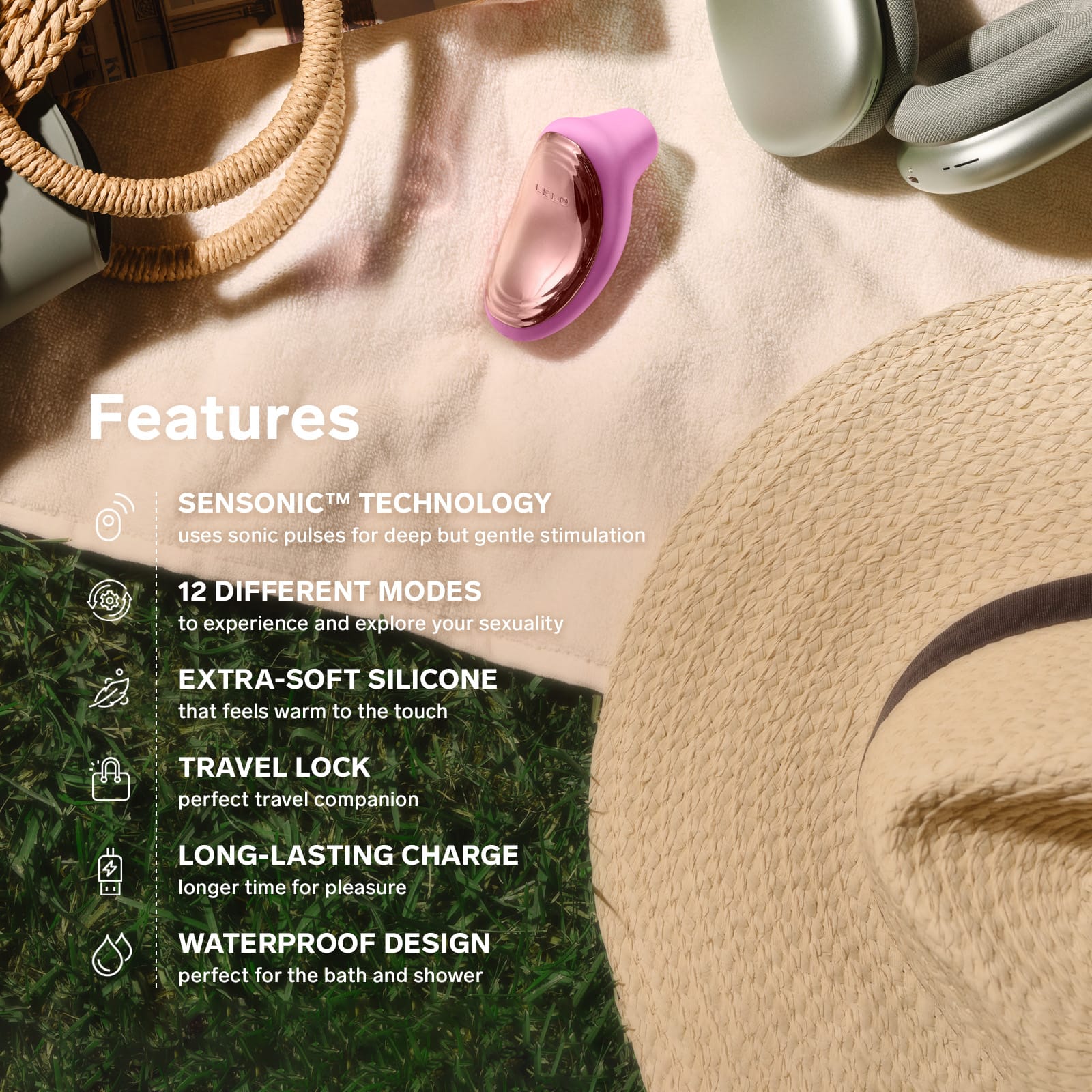 LELO SONA 2 Travel feature overview