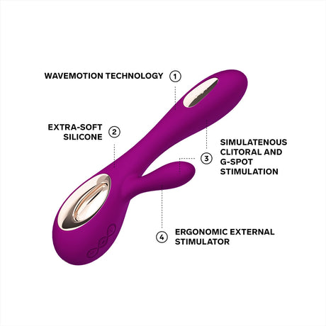 LELO - Soraya Wave Luxurious Rabbit Vibrator CherryAffairs