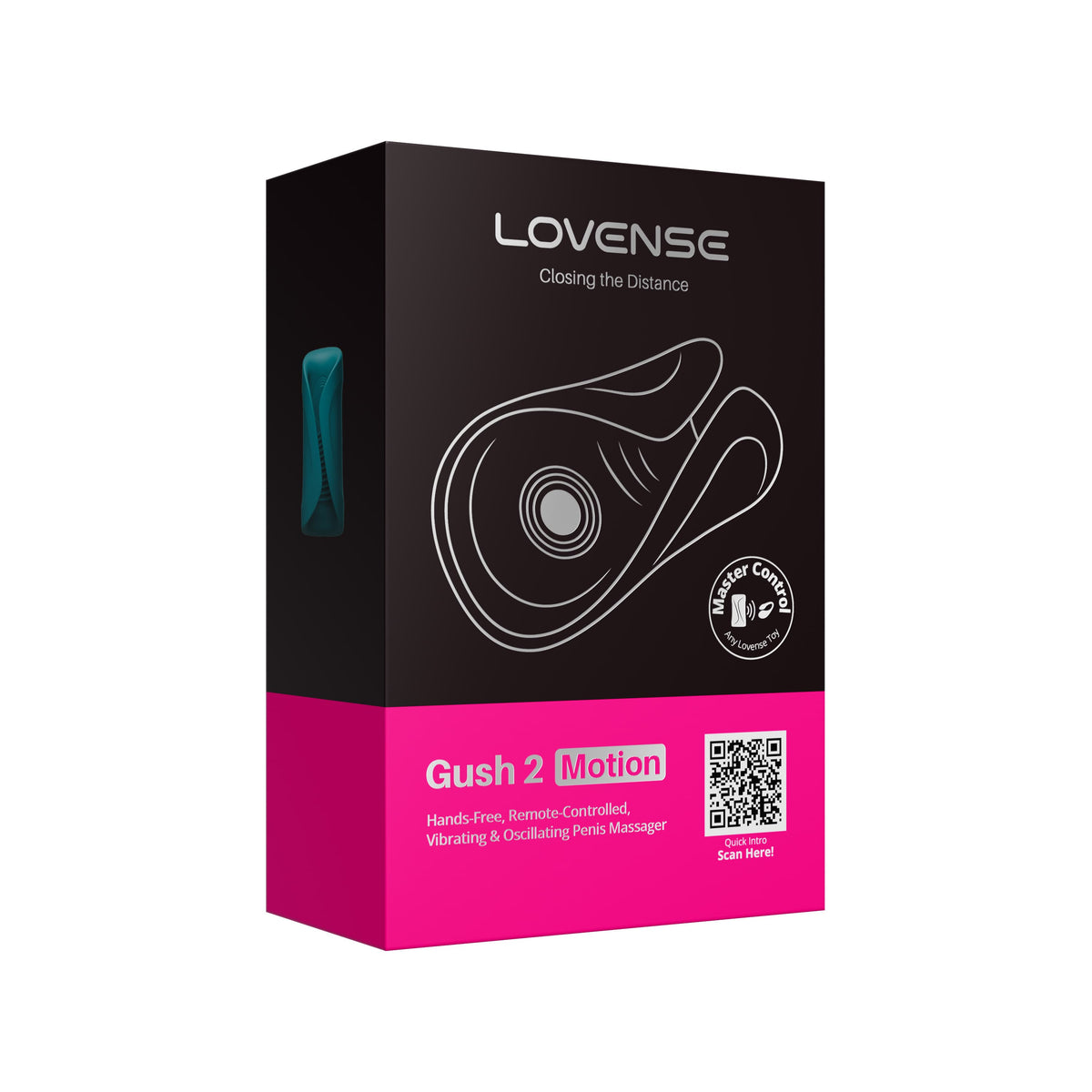 Lovense - Gush 2 Motion App-Controlled Glans Massager Stroker (Green) LOS1060 CherryAffairs