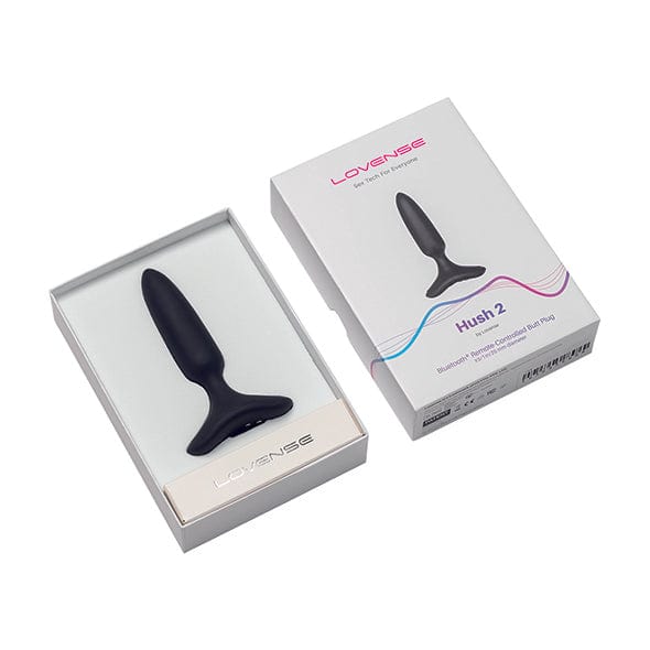 Lovense - Hush 2 App-Controlled Silicone Butt Plug CherryAffairs