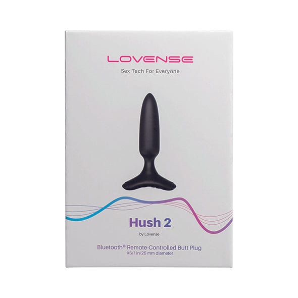 Lovense - Hush 2 App-Controlled Silicone Butt Plug CherryAffairs