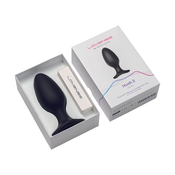 Lovense - Hush 2 App-Controlled Silicone Butt Plug CherryAffairs