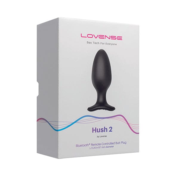 Lovense - Hush 2 App-Controlled Silicone Butt Plug CherryAffairs