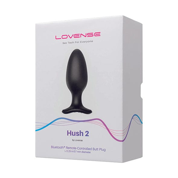 Lovense - Hush 2 App-Controlled Silicone Butt Plug CherryAffairs