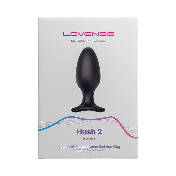 Lovense - Hush 2 App-Controlled Silicone Butt Plug CherryAffairs