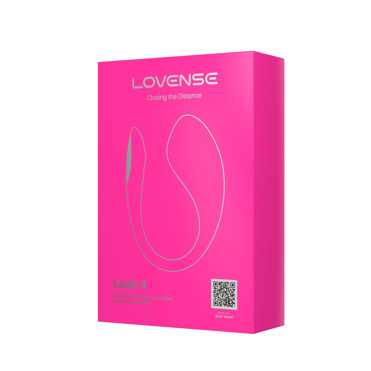 Lovense - Lush 4 App-Controlled Bullet Egg Vibrator (Pink) LOS1062 CherryAffairs