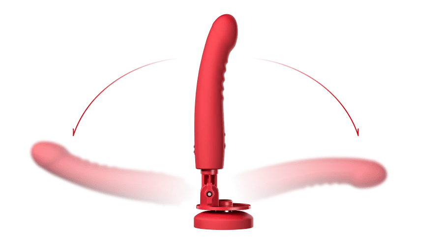 Lovense - Mission 2 App-Controlled Vibrating Suction Cup Dildo (Red) CherryAffairs.sg Lovense - Mission 2 App-Controlled Vibrating Suction Cup Dildo (Red) CherryAffairs.sg