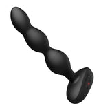 Lovense - Ridge App-Controlled Vibrating Rotating Anal Beads (Black) LOS1051 CherryAffairs