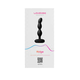 Lovense - Ridge App-Controlled Vibrating Rotating Anal Beads (Black) LOS1051 CherryAffairs