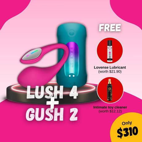 Lovense Sync Bundle: Lush 4 & Gush 2 CherryAffairs