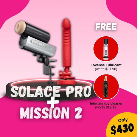 Lovense Sync Bundle: Solace Pro & Mission 2 CherryAffairs