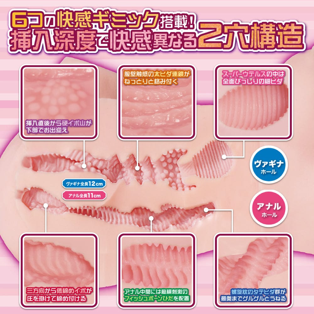 maccos japan - Junjou Karen Real Figure Dual Channel Torso Masturbator MCJ1004 CherryAffairs
