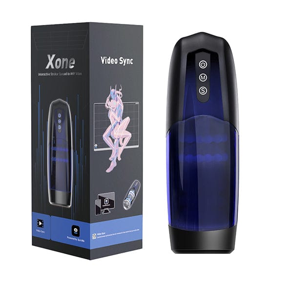 Magic Motion - Xone App-Controlled Interactive Stroker Masturbator (Blue) MGM1019 CherryAffairs