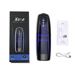 Magic Motion - Xone App-Controlled Interactive Stroker Masturbator (Blue) MGM1019 CherryAffairs