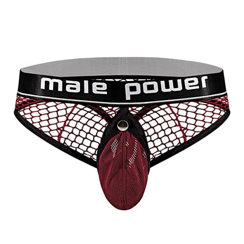 Male Power - Cock Pit Fishnet Cock Ring Thong Underwear CherryAffairs