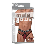 Male Power - Cock Pit Fishnet Cock Ring Thong Underwear CherryAffairs