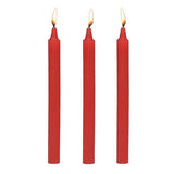 Master Series - Fetish Drip Candles Set of 3  Red 848518036469 Massage Candle