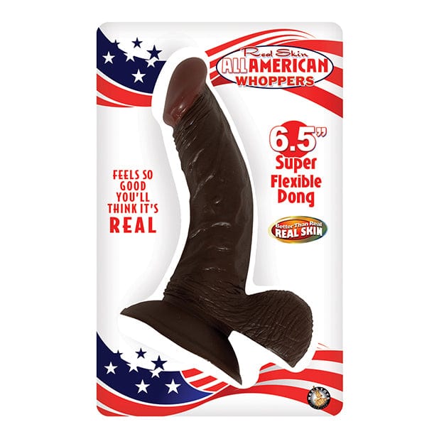 Nasstoys - Real Skin All American Whoppers Super Flexible Dong with Balls CherryAffairs