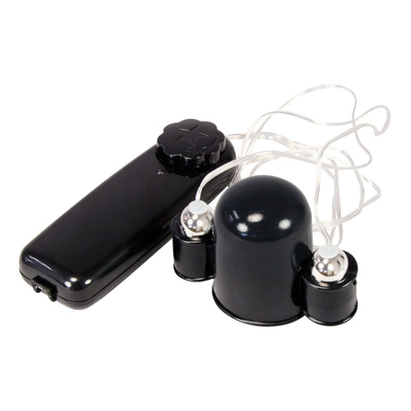 NPG - Rock Boy Full-Cap Twin-Rotor Glans Vibrator (Black) NPG1385 CherryAffairs