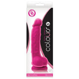 NS Novelties - Colours Dual Density Silicone Realistic Dildo with Balls CherryAffairs