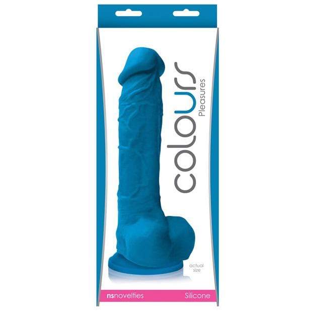 NS Novelties - Colours Pleasures Silicone Suction Cup Realistic Dildo with Balls CherryAffairs
