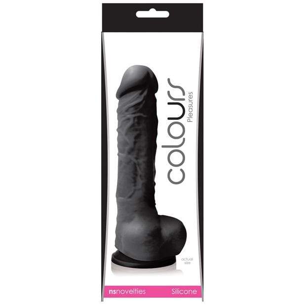 NS Novelties - Colours Pleasures Silicone Suction Cup Realistic Dildo with Balls CherryAffairs