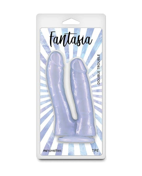 NS Novelties - Fantasia Double Trouble Dildo (Azure) NS1185 CherryAffairs