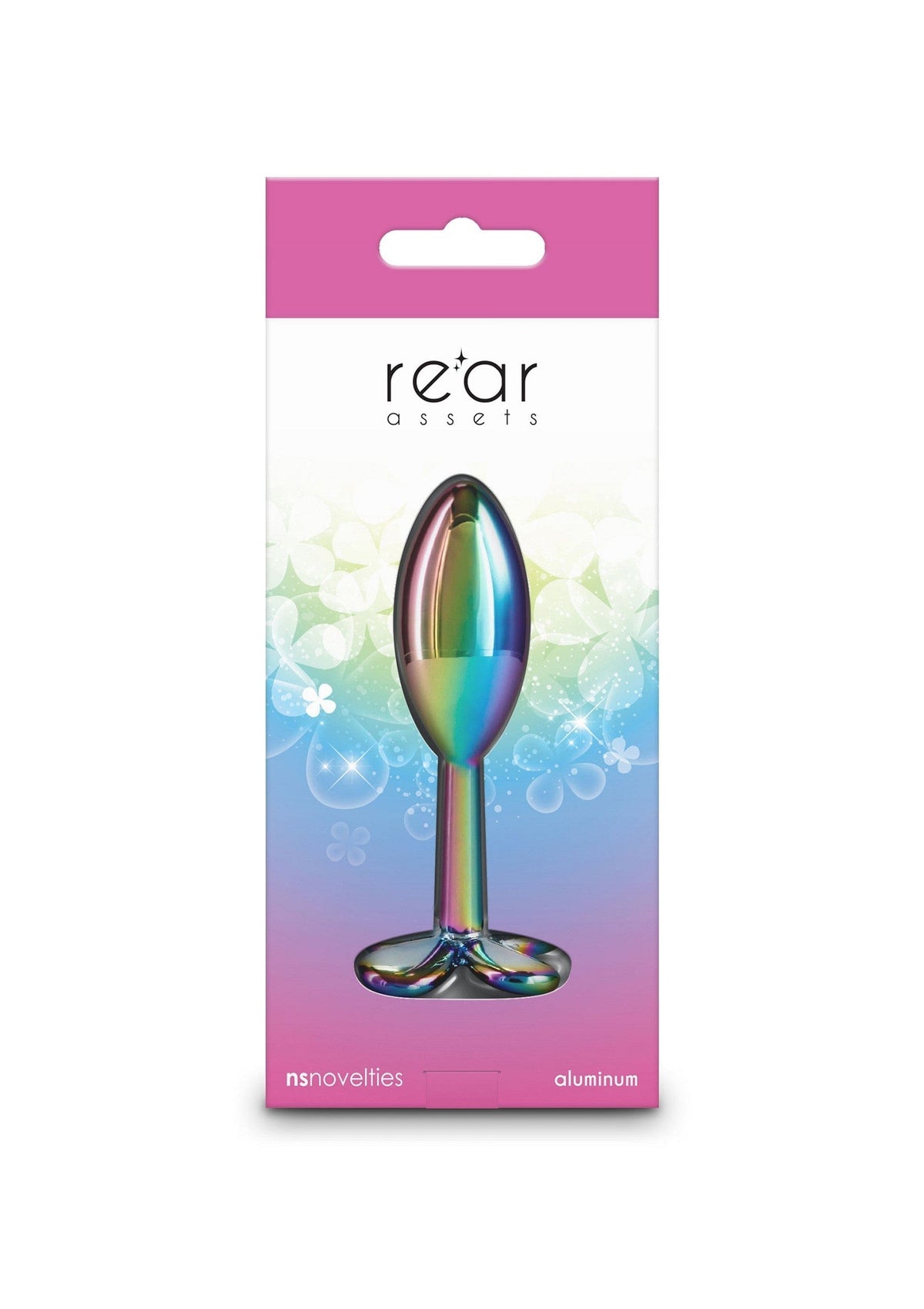 NS Novelties - Rear Assets Clover Aluminium Anal Plug (Gunmetal) NS1174 CherryAffairs