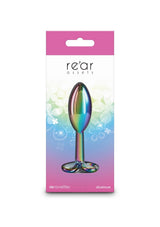 NS Novelties - Rear Assets Clover Aluminium Anal Plug (Gunmetal) NS1174 CherryAffairs