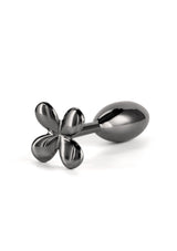 NS Novelties - Rear Assets Clover Aluminium Anal Plug (Gunmetal) NS1174 CherryAffairs