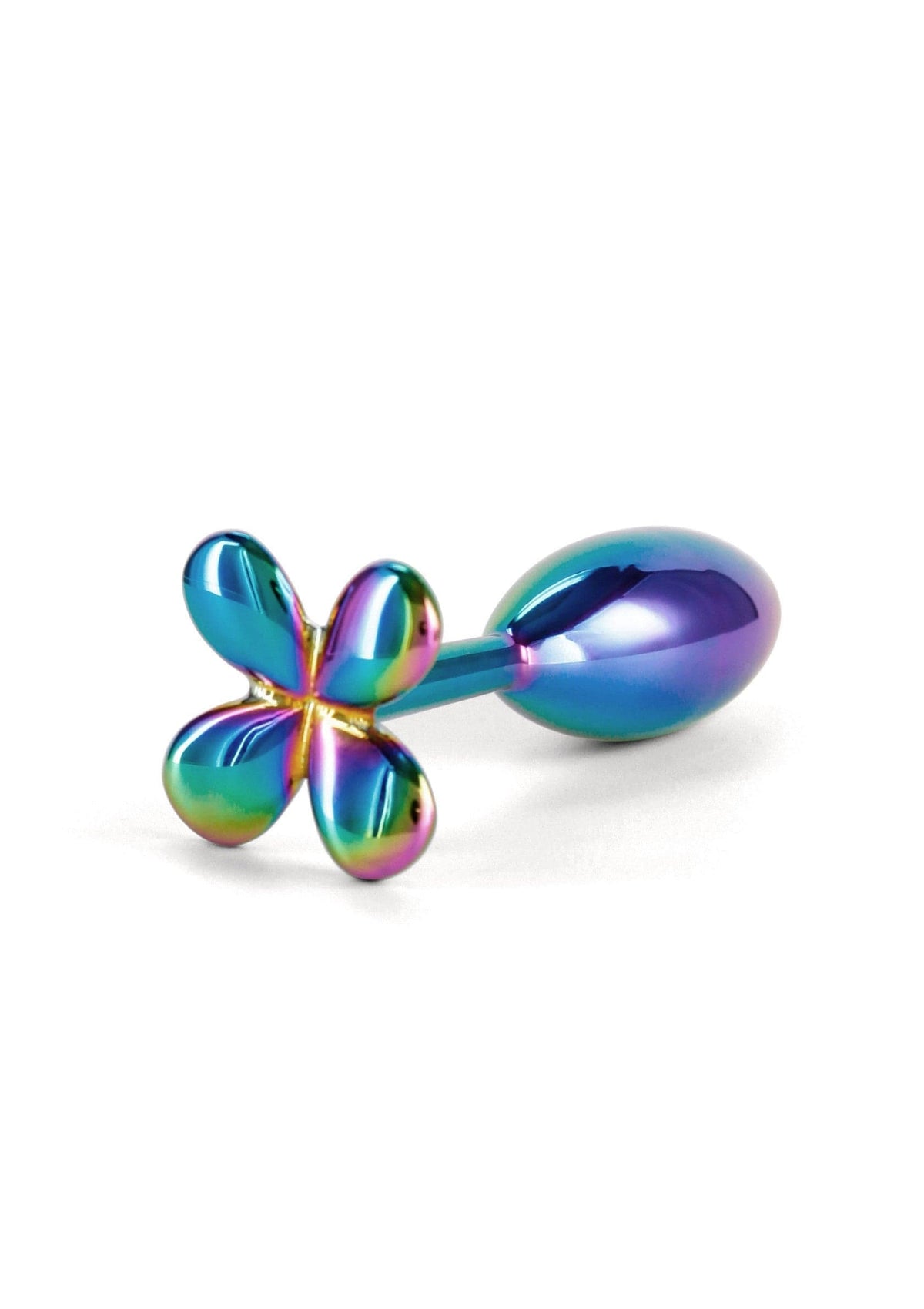 NS Novelties - Rear Assets Clover Aluminium Anal Plug (Gunmetal) NS1174 CherryAffairs