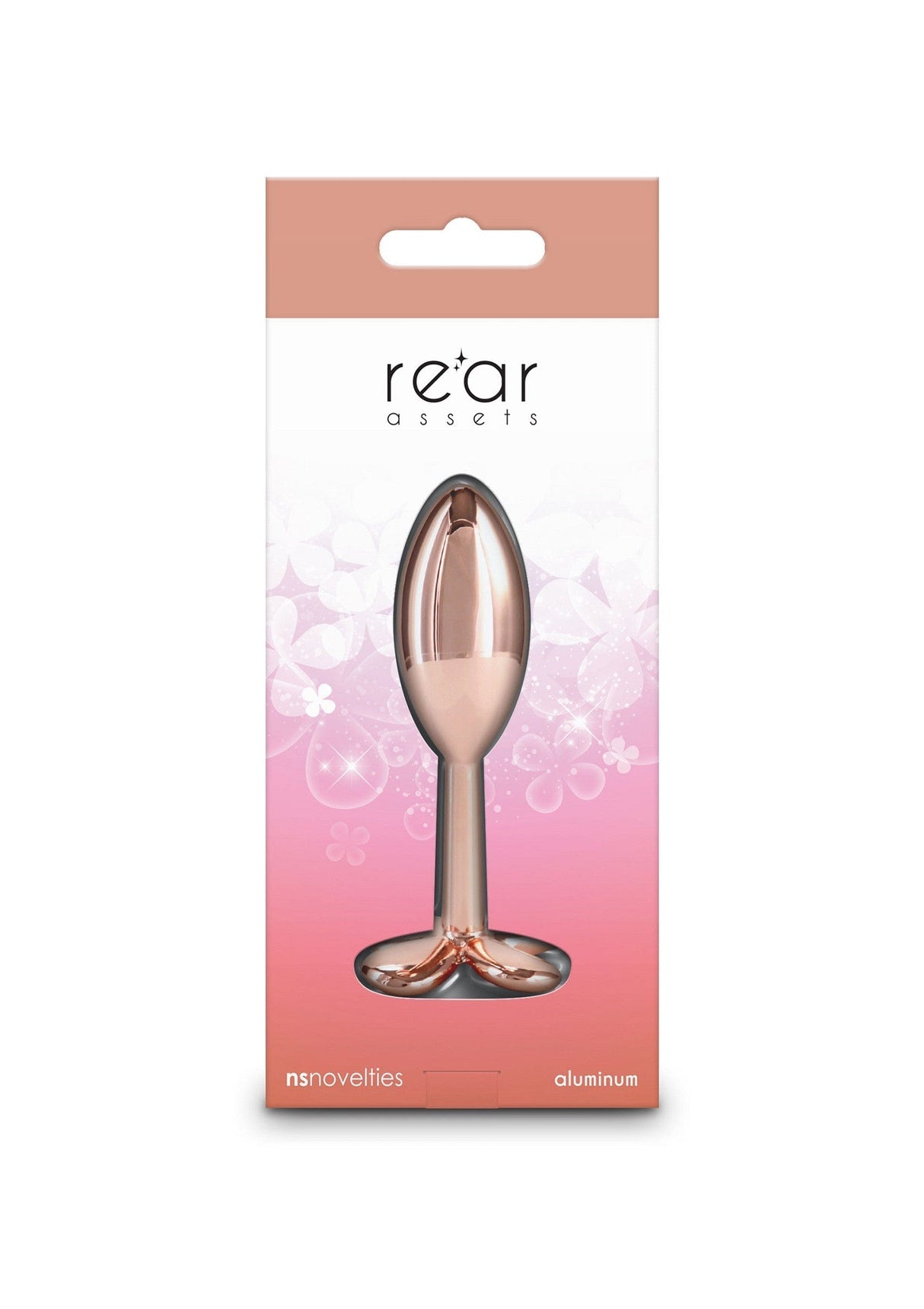 NS Novelties - Rear Assets Clover Aluminium Anal Plug (Gunmetal) NS1174 CherryAffairs