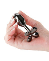NS Novelties - Rear Assets Clover Aluminium Anal Plug (Gunmetal) NS1174 CherryAffairs